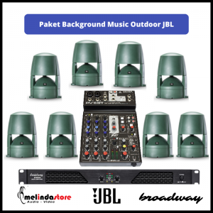Paket Background Music Outdoor Speaker JBL - 8 Speaker